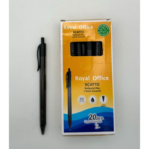 PENNE SF ROYAL OFFICE A SCATTO R20 1,0MM NERO  CF20